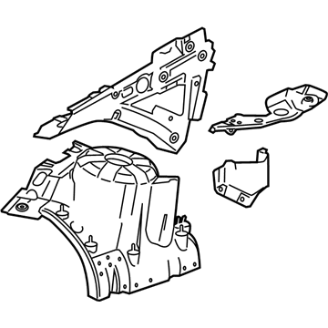 22859184 GM Apron Assembly, Front Driver Side Illustration 1 of 1