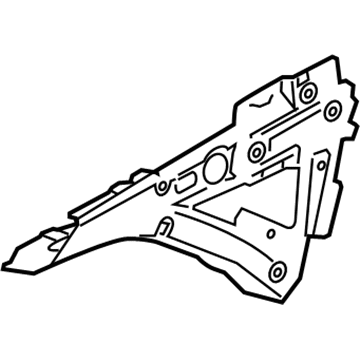 20911608 GM Reinforcement Panel, Front Driver Side Illustration 1 of 1