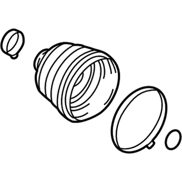 Buick 88897262 Outer CV Joint Boot