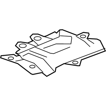 13402960 GM Heat Shield Illustration 1 of 1
