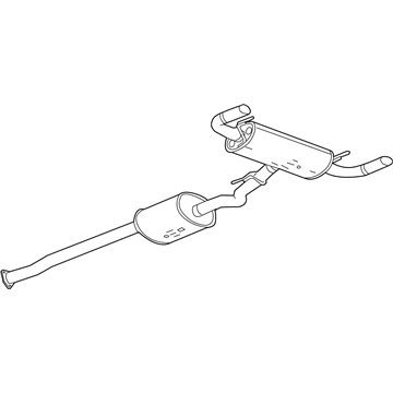 Buick 84114128 Muffler