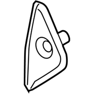 GM 15857925 Fuse Box Cover, Driver Side 15857925 GM Fuse Box Cover, Driver Side Illustration 1 of 1