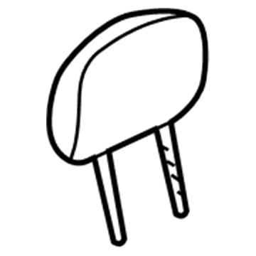 Pontiac 92146652 Headrest Pad