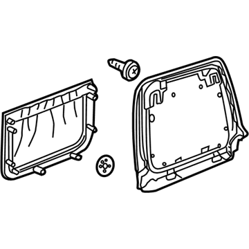 Pontiac 92146734 Seat Back Panel