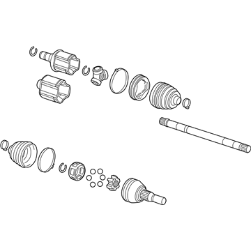 Cadillac 88957150 Axle