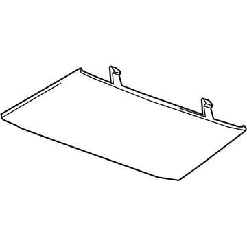 GM 13279889 Center Cover, Black; Titanium, Front Rear 13279889 GM Center Cover, Black; Titanium, Front Rear Illustration 1 of 1