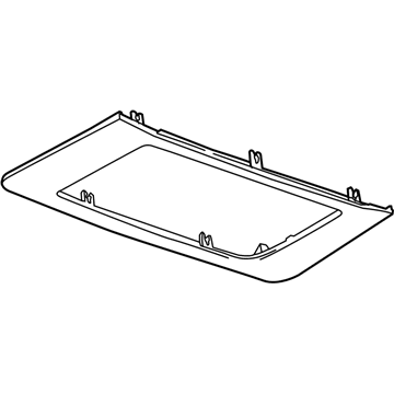 GM 13279888 Lamp Bezel 13279888 GM Lamp Bezel Illustration 1 of 1