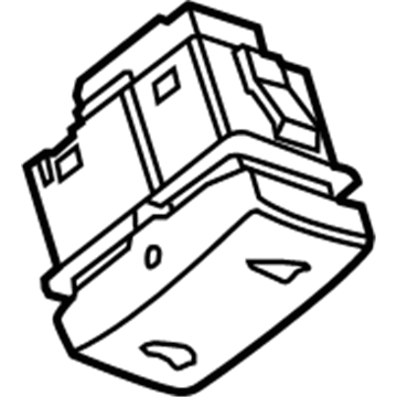 GM 13273242 Sunroof Switch, Titanium 13273242 GM Sunroof Switch, Titanium Illustration 1 of 1