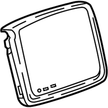 23313610 GM Display Unit, Passenger Side Illustration 1 of 1