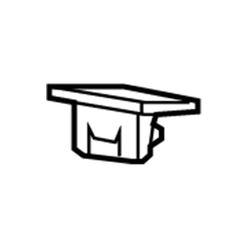 12654139 GM Engine Cover Cap Illustration 1 of 1
