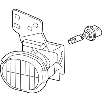 22622589 GM Fog Lamp Assembly, Front Illustration 1 of 1