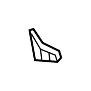 13487388 GM Baffle, Lower Driver Side Illustration 1 of 1