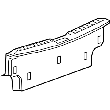 13381029 GM Rear Body Trim Illustration 1 of 1