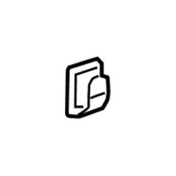 GM 96615869 Upper Trim Panel Hook 96615869 GM Upper Trim Panel Hook Illustration 1 of 1