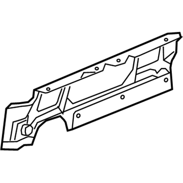 GM 39015699 Carpet, Jet Black, Rear 39015699 GM Carpet, Jet Black, Rear Illustration 1 of 1