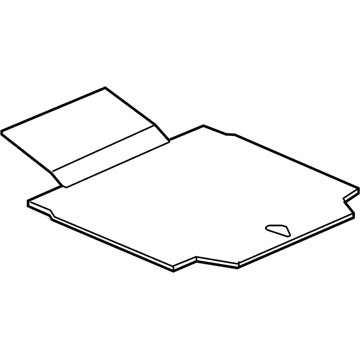 GM 39015705 Floor Cover, Rear 39015705 GM Floor Cover, Rear Illustration 1 of 1