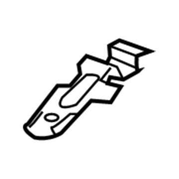 GM 23402392 Seat Belt Reinforcement, Driver Side 23402392 GM Seat Belt Reinforcement, Driver Side Illustration 1 of 1