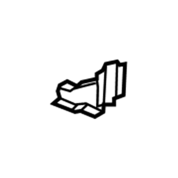 GM 84239268 Crossmember Extension, Driver Side 84239268 GM Crossmember Extension, Driver Side Illustration 1 of 1