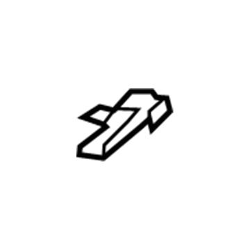 GM 23298034 Closure Panel Bracket, Driver Side 23298034 GM Closure Panel Bracket, Driver Side Illustration 1 of 1