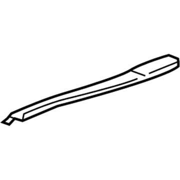 GM 84056351 Side Rail, Rear Driver Side 84056351 GM Side Rail, Rear Driver Side Illustration 1 of 1