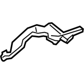 13487402 GM Baffle, Rear Inner Driver Side Illustration 1 of 1