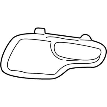 GM 12362794 Finish Molding 12362794 GM Finish Molding Illustration 1 of 1