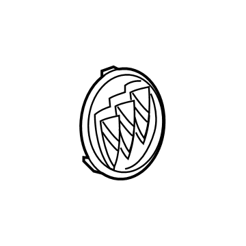 GM 84293874 Emblem, Rear 84293874 GM Emblem, Rear Illustration 1 of 1
