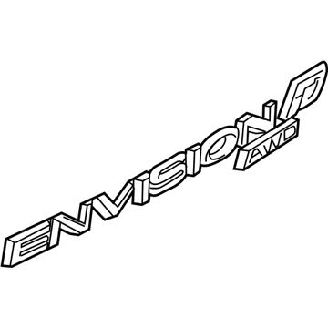 42507425 GM Nameplate, Rear Illustration 1 of 1