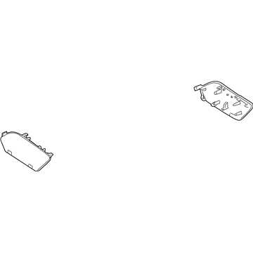 GM 25692181 Console Body, Charcoal 25692181 GM Console Body, Charcoal Illustration 1 of 1