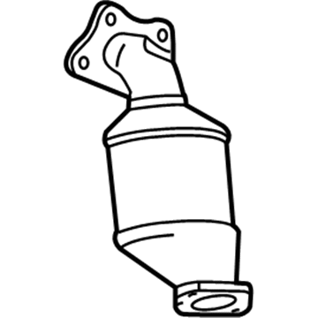 GM 19420114 Catalytic Converter, Rear 19420114 GM Catalytic Converter, Rear Illustration 1 of 1
