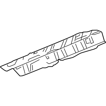 GM 13238805 Heat Shield, Driver Side 13238805 GM Heat Shield, Driver Side Illustration 1 of 1