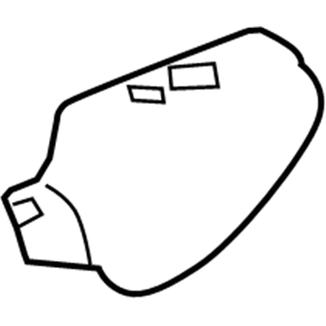 GM 22912731 Heat Shield, Passenger Side 22912731 GM Heat Shield, Passenger Side Illustration 1 of 1