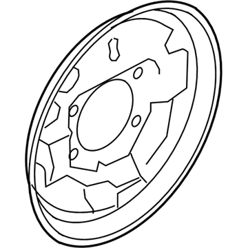 Chevy City Express Backing Plate - 19316573
