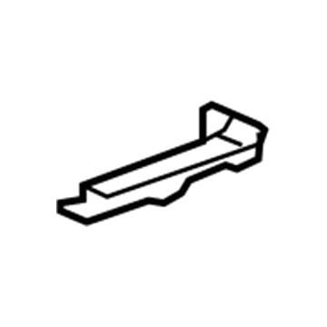 GM 22751222 Rail End Upper Extension, Rear Driver Side 22751222 GM Rail End Upper Extension, Rear Driver Side Illustration 1 of 1