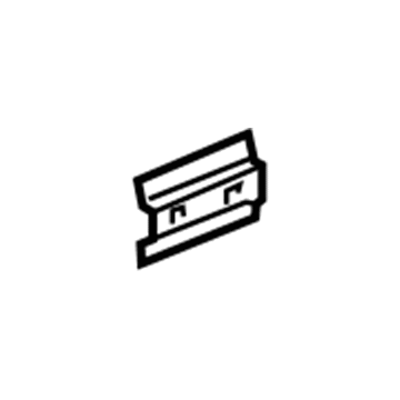 GM 20910790 Reinforcement Plate, Driver Side 20910790 GM Reinforcement Plate, Driver Side Illustration 1 of 1