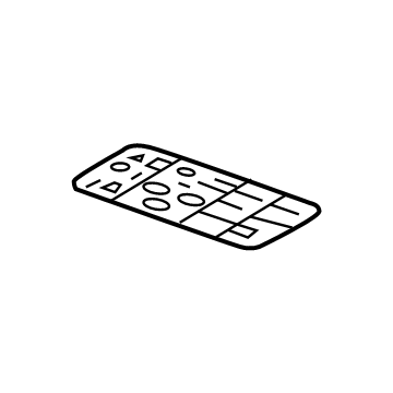 GM 84776096 A/C Label 84776096 GM A/C Label Illustration 1 of 1