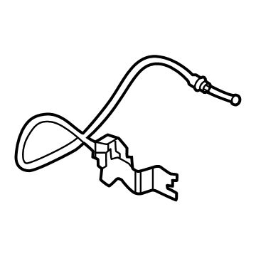 85545562 GM Cable Assembly-Hood Secondary Latch Release Illustration 1 of 1
