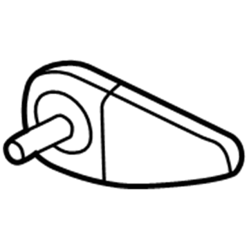 12455859 GM Armrest Pad, Front Passenger Side Illustration 1 of 1