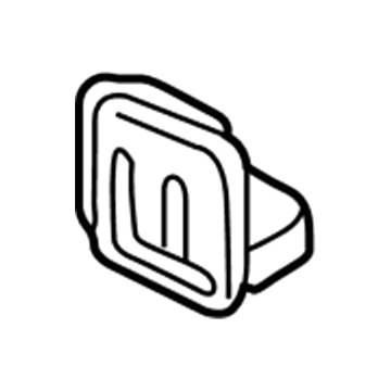 GM 12459683 Cup Holder, Front 12459683 GM Cup Holder, Front Illustration 1 of 1