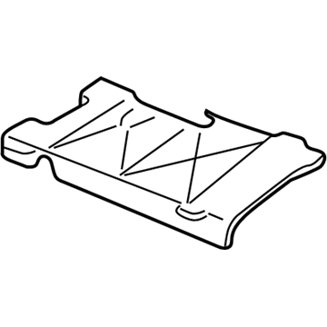 GM 12532304 Storage Drawer Cover, Front Passenger Side 12532304 GM Storage Drawer Cover, Front Passenger Side Illustration 1 of 1