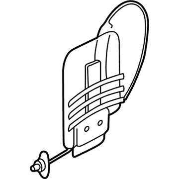 GM 12531802 Lumbar Support, Front Driver Side 12531802 GM Lumbar Support, Front Driver Side Illustration 1 of 1