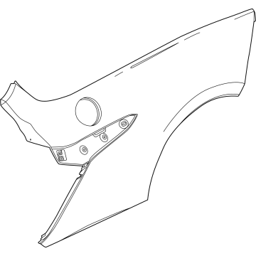 Chevy 87861824 Quarter Panel