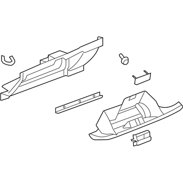 Chevy 20925886 Glove Box Assembly