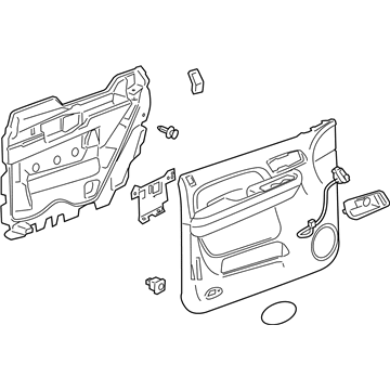 Chevy 20954873 Door Trim Panel