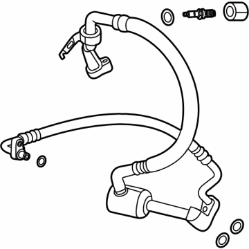 GM 84211811 Discharge Hose 84211811 GM Discharge Hose Illustration 1 of 1