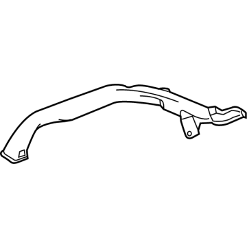 GM 23248195 Defroster Duct, Passenger Side 23248195 GM Defroster Duct, Passenger Side Illustration 1 of 1
