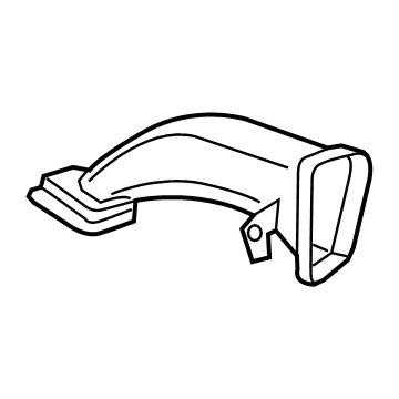 GM 84037793 Outlet Duct, Driver Side 84037793 GM Outlet Duct, Driver Side Illustration 1 of 1