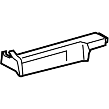 GM 23150148 Track Cover, Front 23150148 GM Track Cover, Front Illustration 1 of 1