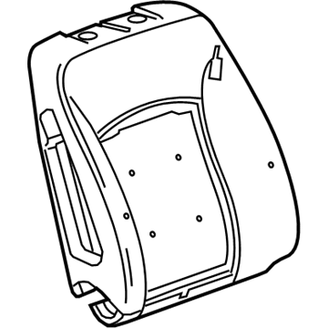 Buick 26207091 Seat Back Pad