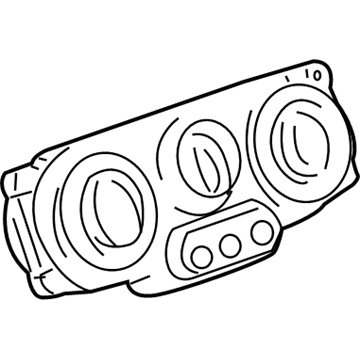 25976027 GM Heater Control Illustration 1 of 1